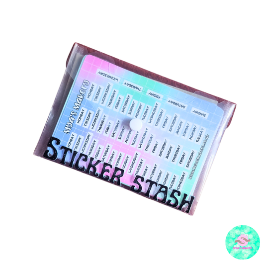 Sticker stash popper wallet